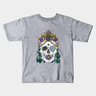 Mermaid Queen, Royal Dead Skull Kids T-Shirt